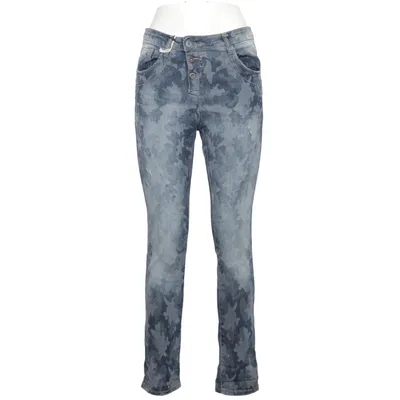 Spijkerbroek (Blauw) van Please Katoen, Elastaan