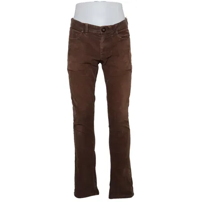 Corduroy broek (Bruin) van Volcom Katoen, Elastaan