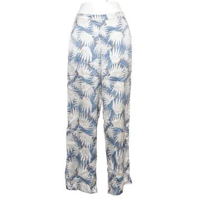 Palazzo pants (Blue, White) from Rachel Zoe Silk