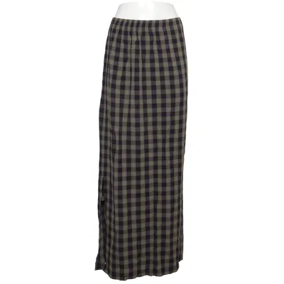 Maxi rok (Blauw, Beige) van Lindon Viscose