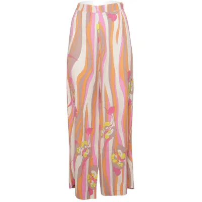 Pants (Beige, Multicolored) from Ana Alcazar Viscose