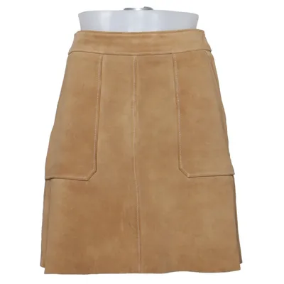 Lederrock (Braun) von R.M. Williams Leder, Polyester