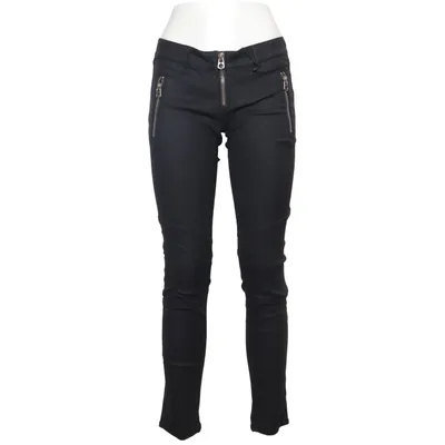 Jean (Noir) de Replay Coton, Élasthane, Cuir, Polyamide