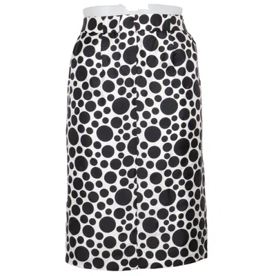 Skirt (Black, White) from TH. Braun Silk