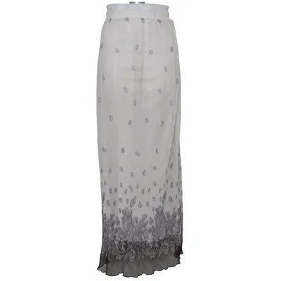 Långkjol (Vit, Grå) från Ze-Ze Concept Polyester