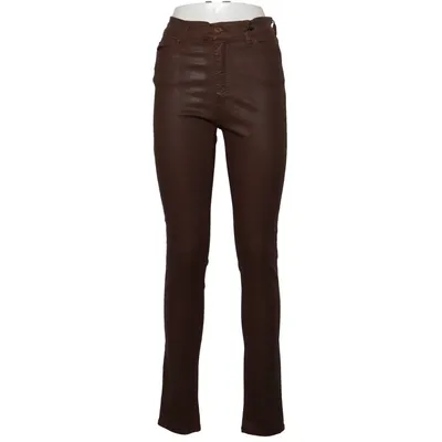 Jean (Marron) de Please Vintage Glam Coton, Élasthane, Polyester