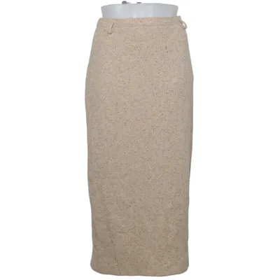 Kjol (Beige) från Bardehle Polyamid, Silke, Ull