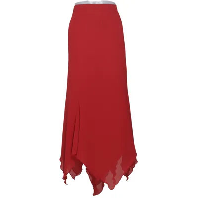 Maxi skirt (Red) from Qneel Polyester