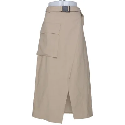 Omlottkjol (Beige) från Second Female Elastan, Polyester, Viskos