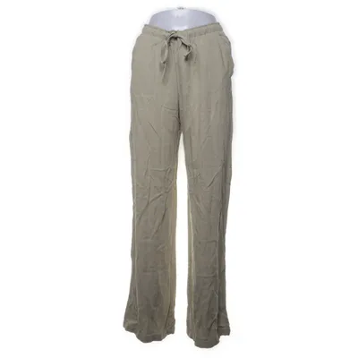 Pantalon patte d'éléphant (Beige) de Stradivarius Lin, Viscose