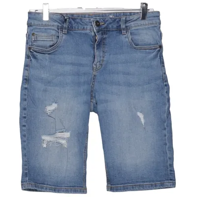 Short en jean (Bleu) de Lab Industries Coton, Élasthane