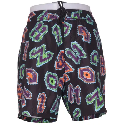 Badeshorts (Sort, Flerfarvet) fra Moschino Swim Polyester