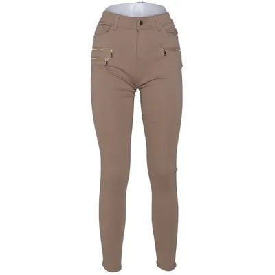 Chinos (Beige) from Miss Anna Cotton, Elastane, Polyester
