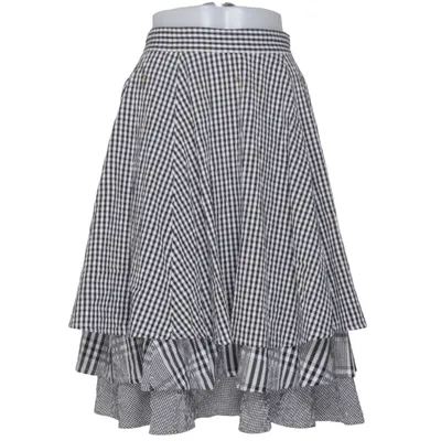 Skirt (Black, White) from Bitte Kai Rand Cotton, Elastane, Polyamide