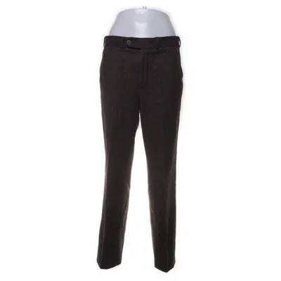 Pantalon de costume (Marron) de Abrams Polyester, Laine