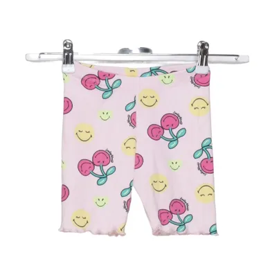 Hotpants (Roze, Meerkleurig) van Smiley World Katoen, Elastaan