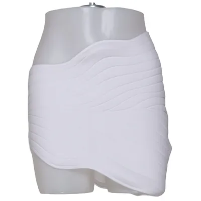 Skirt (White) from Moeva Elastane, Polyamide