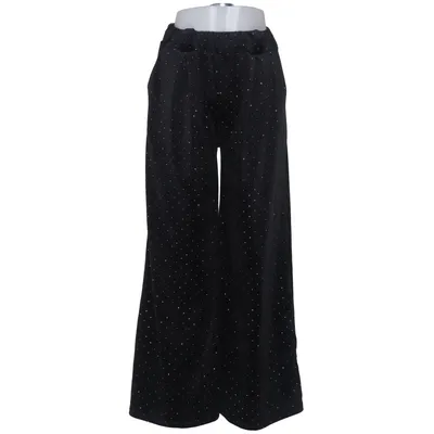 Palazzobyxor (Svart, Vit) från New Collection Elastan, Polyester