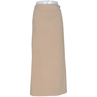 Långkjol (Beige) från JP Collection Elastan, Polyester