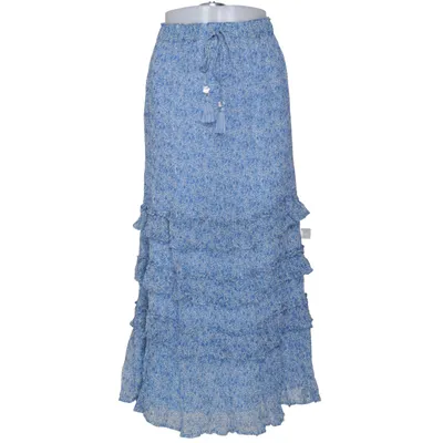 Jupe longue (Bleu, Blanc) de MOLIIN Polyester, Viscose
