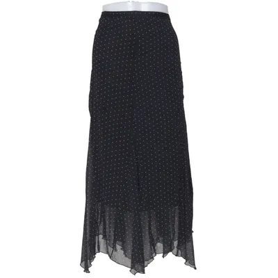 Maxi nederdel (Sort, Hvid) fra XLNT Woman Polyester