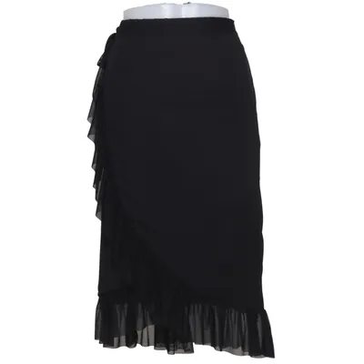 Jupe portefeuille (Noir) de Object Polyester