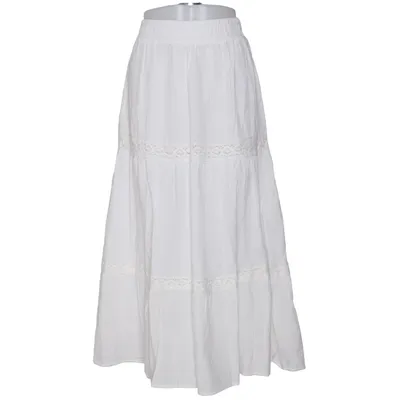 Maxi skirt (White) from Ambar Cotton