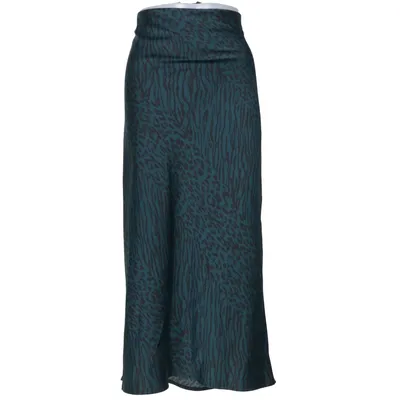 Maxi skirt (Green, Black) from Oasis Elastane, Polyester