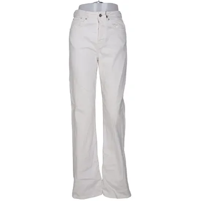 Jeans (White) from Woodbird Cotton, Elastane