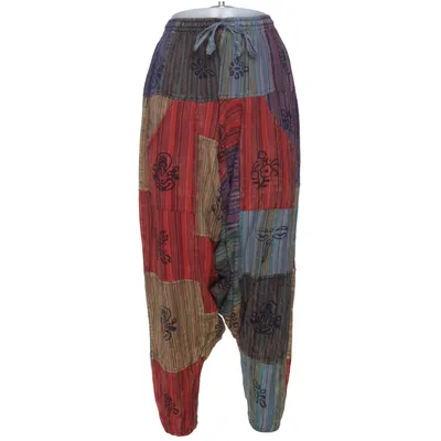 Harem pants (Red, Blue, Multicolored) from Maya Cotton