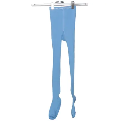 Tights (Blue) from Melton Cotton, Elastane, Polyamide