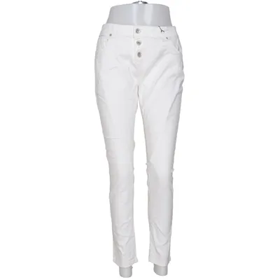 Jeans (Vit) från Lexxury Bomull, Elastan