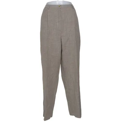 Pants (Beige) from Pota Linen, Polyamide, Polyester
