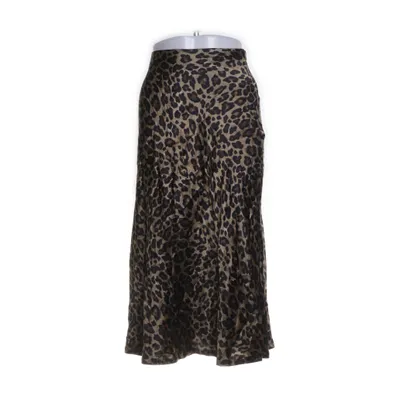 Maxi skirt (Brown, Black) from Zara Viscose