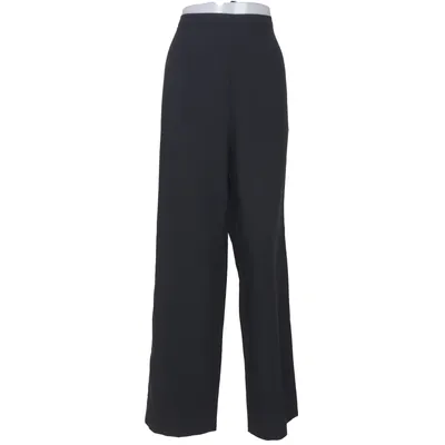 Pantalon patte d'éléphant (Noir) de Trine Kryger Simonsen Élasthane, Polyamide, Polyester, Laine