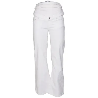 Vente bukser (Hvid) fra H&M Mama Bomuld, Elastan