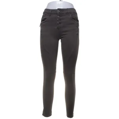 Jeans (Grå) från Chica London Bomull, Elastan