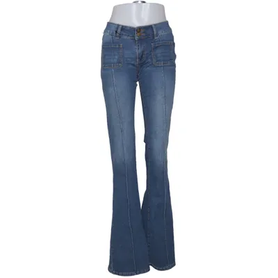 Jeans (Blå) från Madlady Bomull, Elastan, Återvunnen polyester