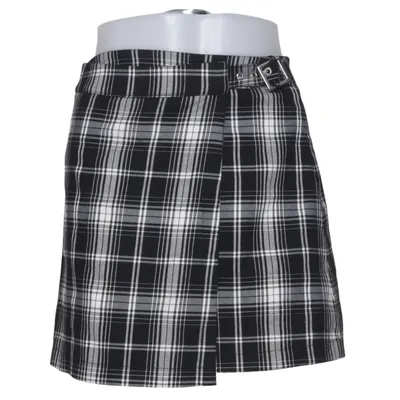 Skirt (Black, White) from Brandy Melville Polyester, Viscose
