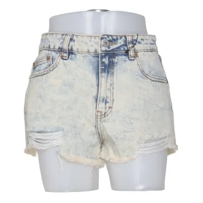 Denim shorts (Blue, White) from Pull & Bear Denim