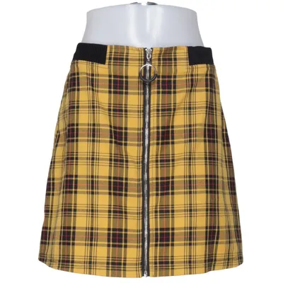 Jupe (Jaune, Noir) de FB Sister Élasthane, Polyester, Viscose