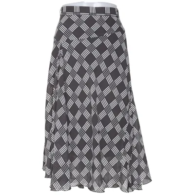 Nederdel (Sort, Hvid) fra Amalia Polyester