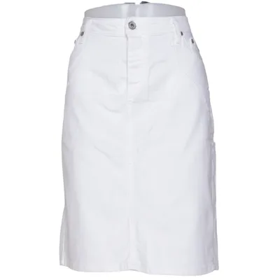 Jupe en jean (Blanc) de Please Coton, Élasthane