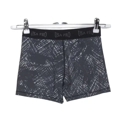 Kompressionsshorts (Grå, Sort) fra Usa Pro Elastan, Polyester