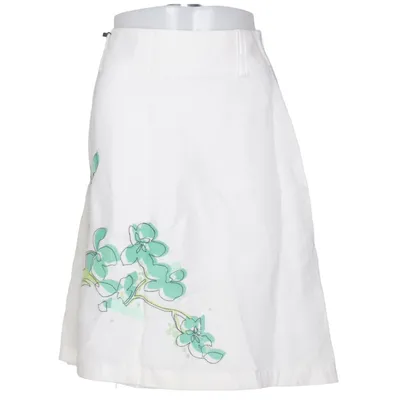 Skirt (White, Green) from InWear Acetate, Linen, Viscose