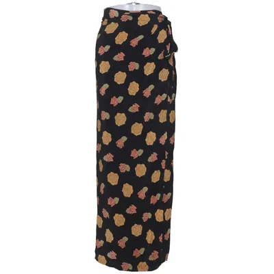 Jupe portefeuille (Noir, Multicolore) de Charlotte Sparre Soie