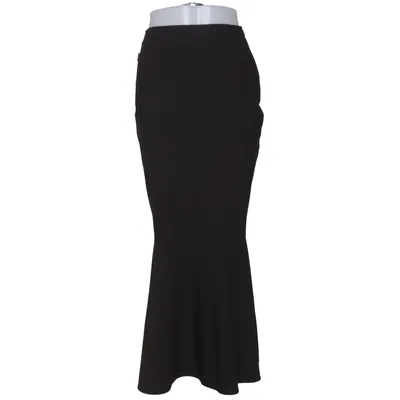 Maxi skirt (Black) from Moschino Jeans Elastane, Polyester, Wool
