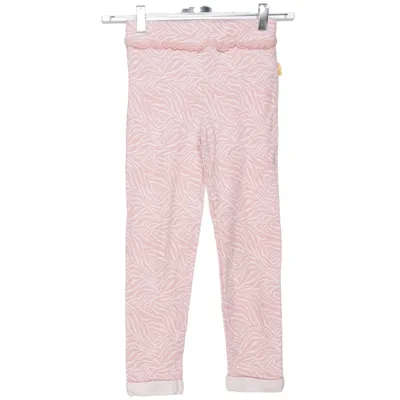 Leggings (Pink, White) from Steiff Cotton, Elastane