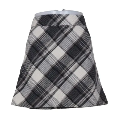 Nederdel (Sort, Hvid) fra L.O.G.G by H&M Akryl, Polyester, Uld