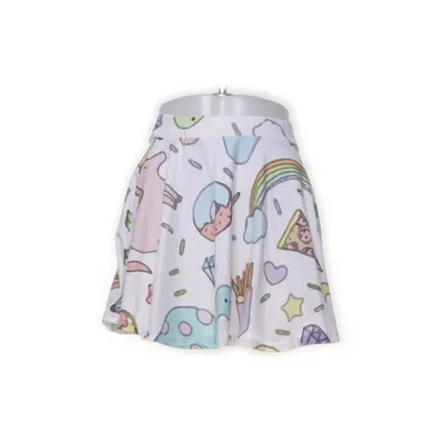 Jupe (Blanc, Multicolore) de Minga